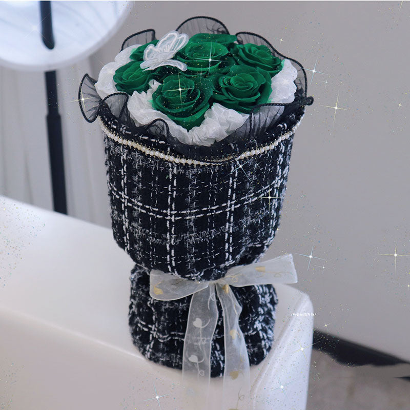 Geschenke für Lehrer 7 Rosen Strauß Muttertagsgeschenke