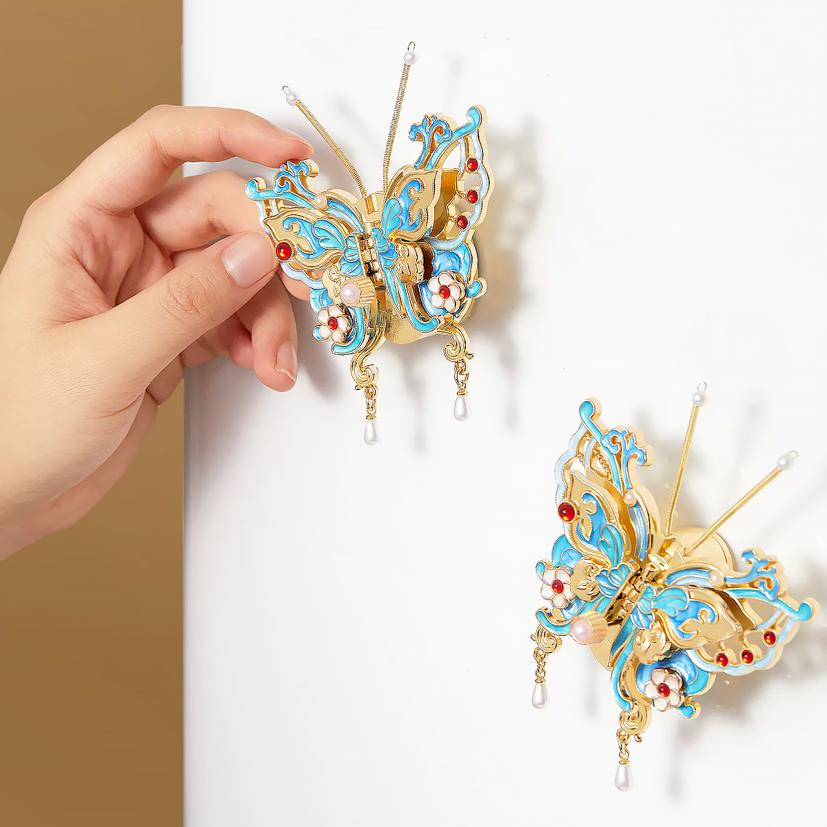 Treasure Butterfly Fridge Magnet Moving Wing Souvenir Gift-4