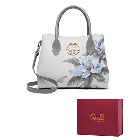 Frauen neuer stilvoller Leder Handtasche Mode chinesischer Stil