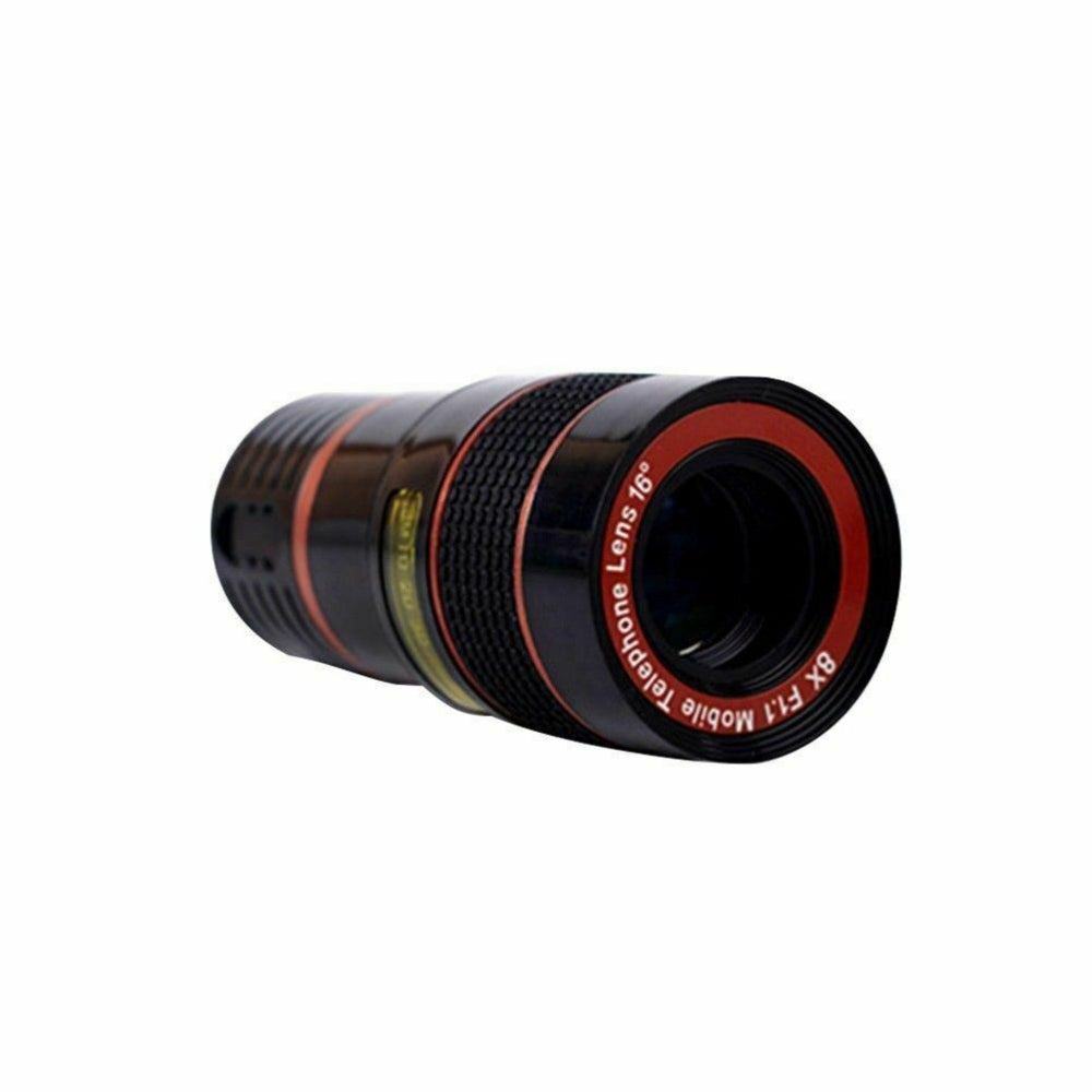 HD 8X Clip On Optical Zoom Telescope Cell Phone Camera Lens