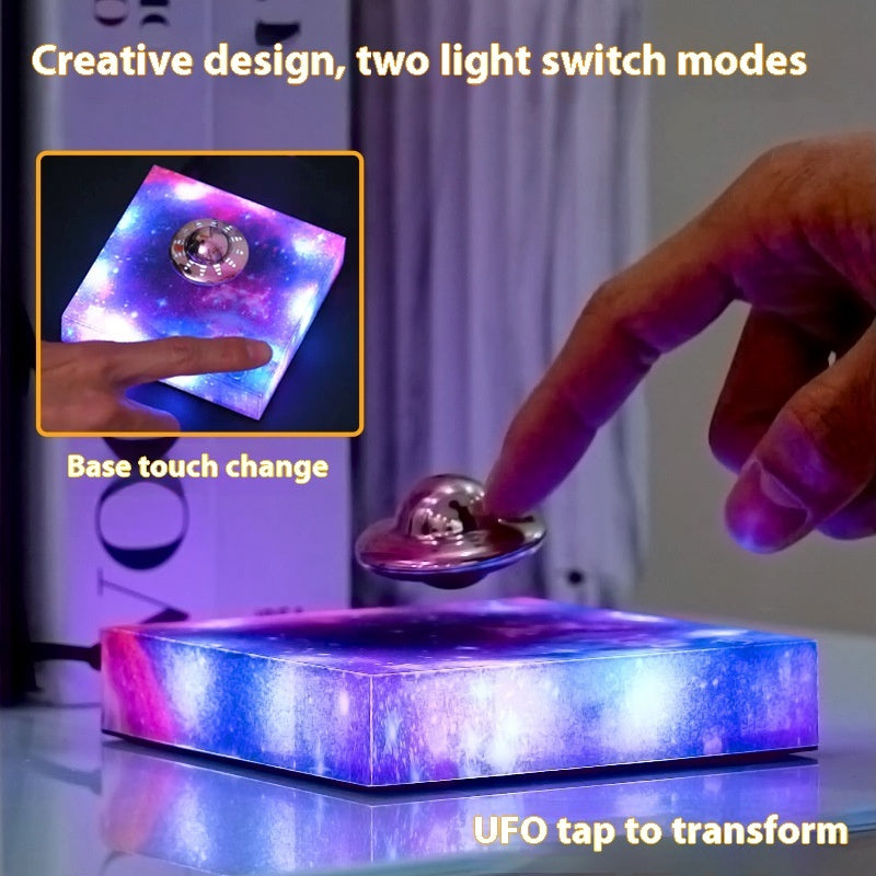 Magnetic Levitating UFO Color Galaxy Lamp Creative Gift Home Decor