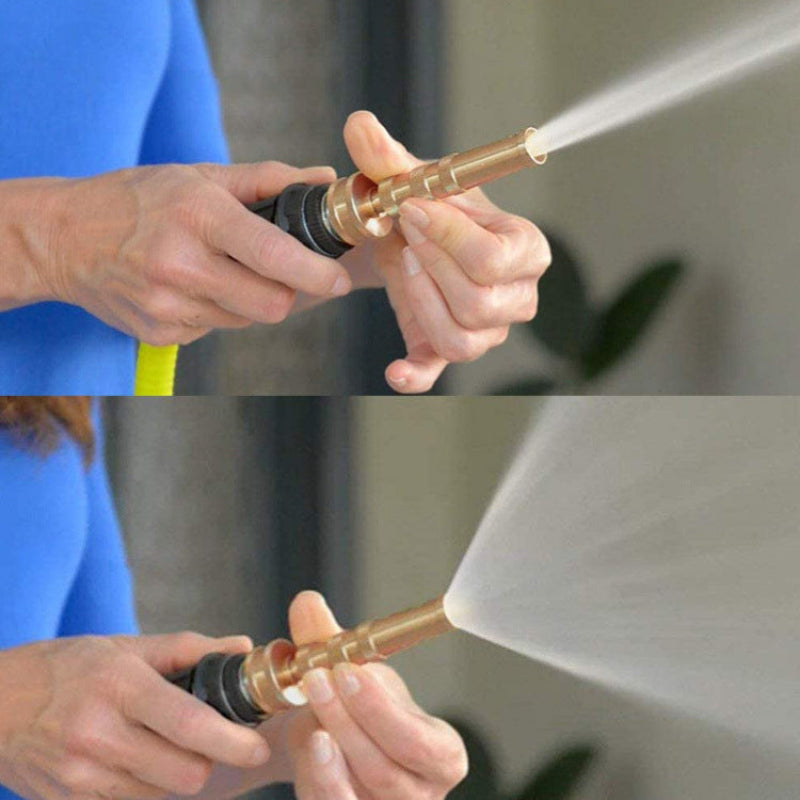 Gardening Hose Adjustable Stainless Steel Nozzle Hose