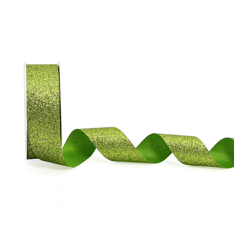 Super Shiny Gold Colorful Christmas Gift Flower Gift Wrap with Satin Ribbon