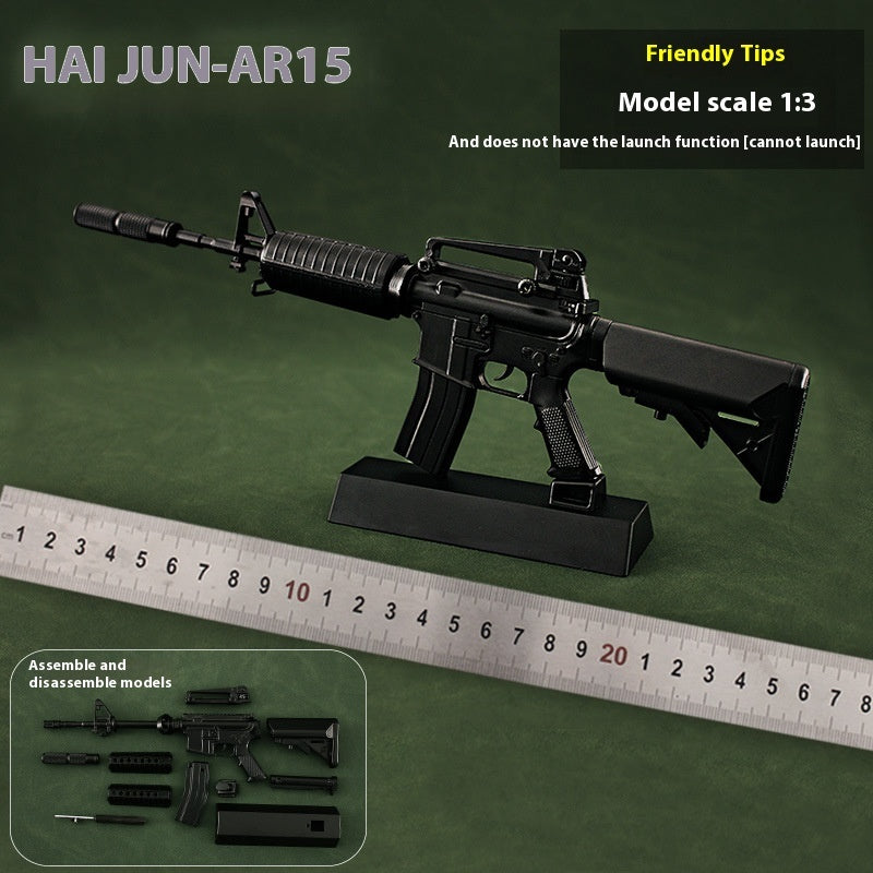 Alloy Military Model Detachable Metal Gun Toy