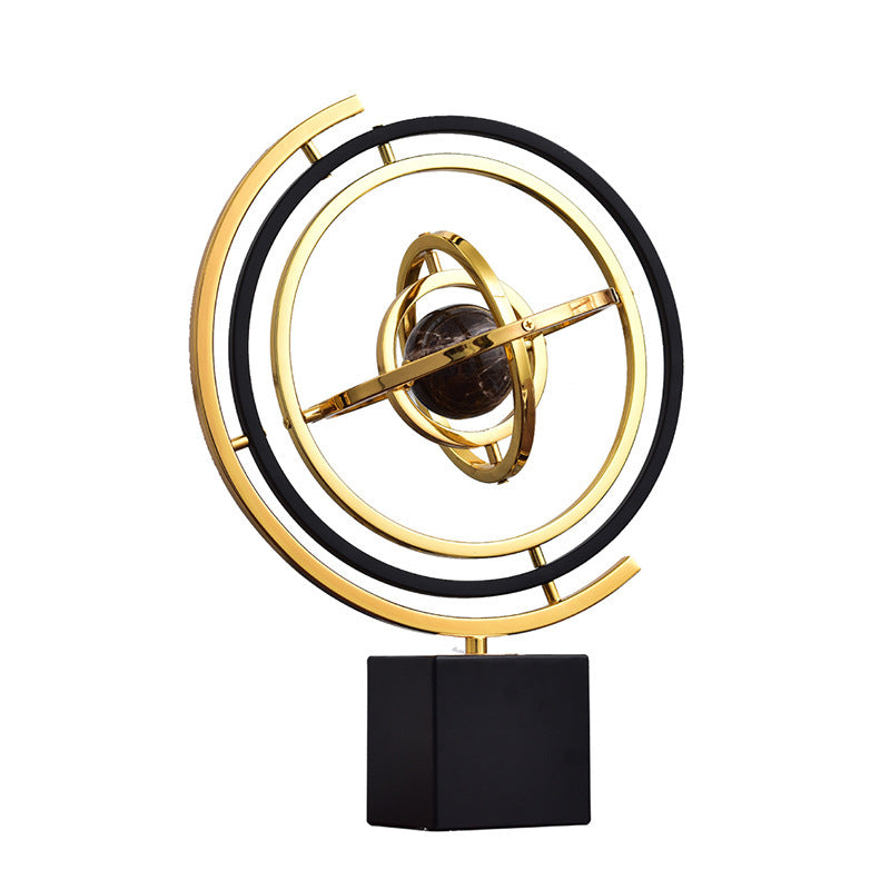 Office Globe Ornaments Study Desk Living Room Decorations