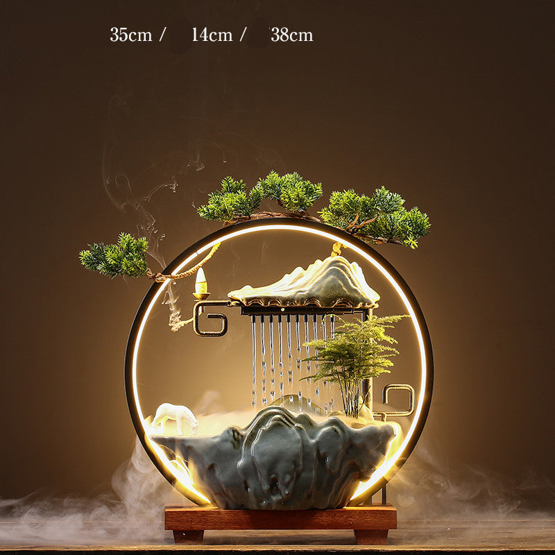 Flowing Water Inviting Wealth Decoration Home Fountain Living Room