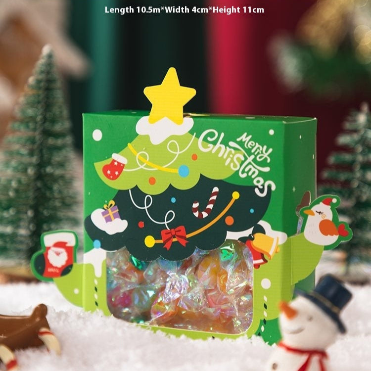Christmas Gift Packaging Basket Candy Snack Packaging Gift Wrap Box
