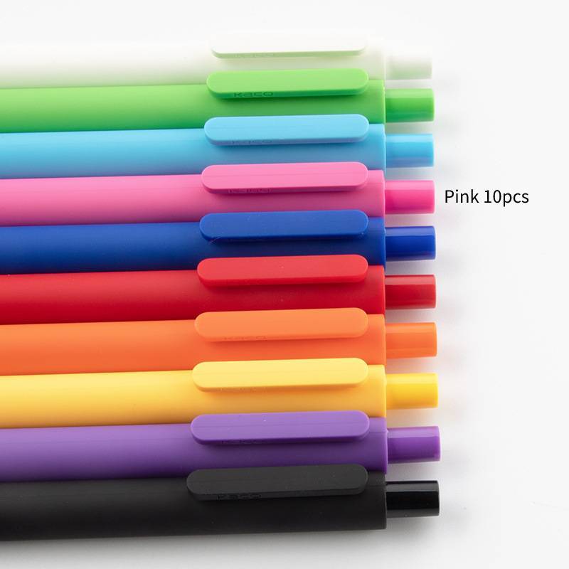 Simple Candy Color Soft Gel Pen Holder Color Neutral Watercolor Pen Set