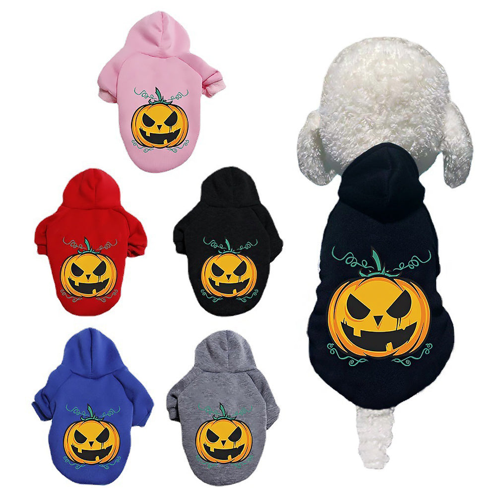 Halloween Pumpkin Sweater for Dogs and Cats Pet Clothes-1