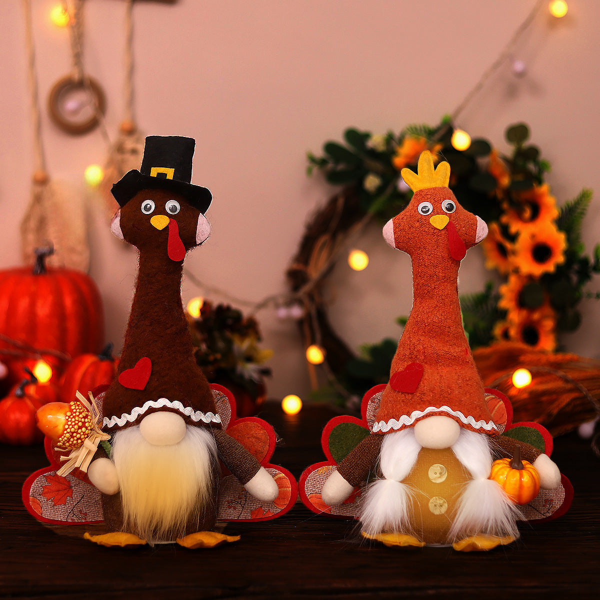 Harvest Festival Thanksgiving Party Decoration Luminous with Light-1