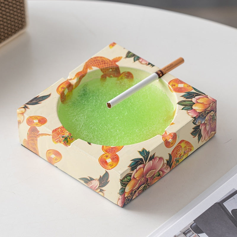 Square Creative Personalized Wohnzimmer Home Trend Grade Aschenbecher