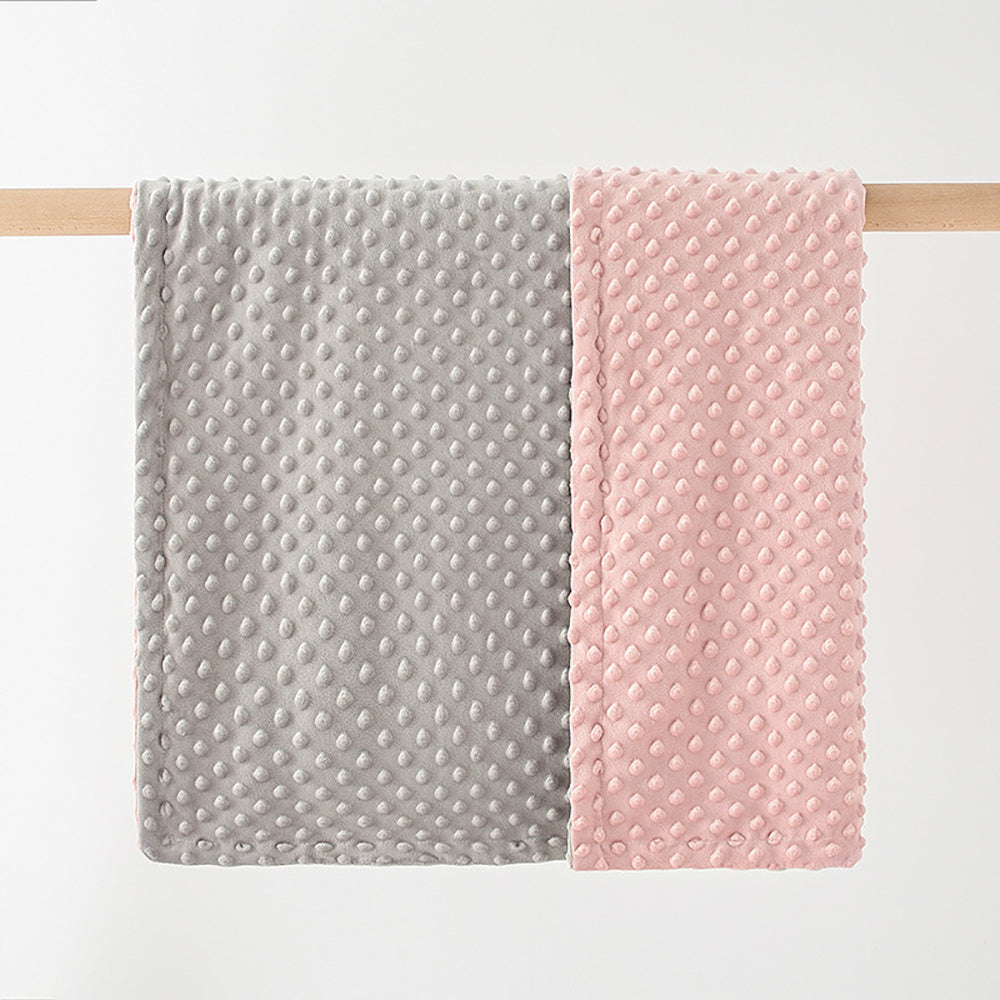 Baby Blanket Super Soft Double Layer with Dotted Backing Newborn Swaddling Blankets