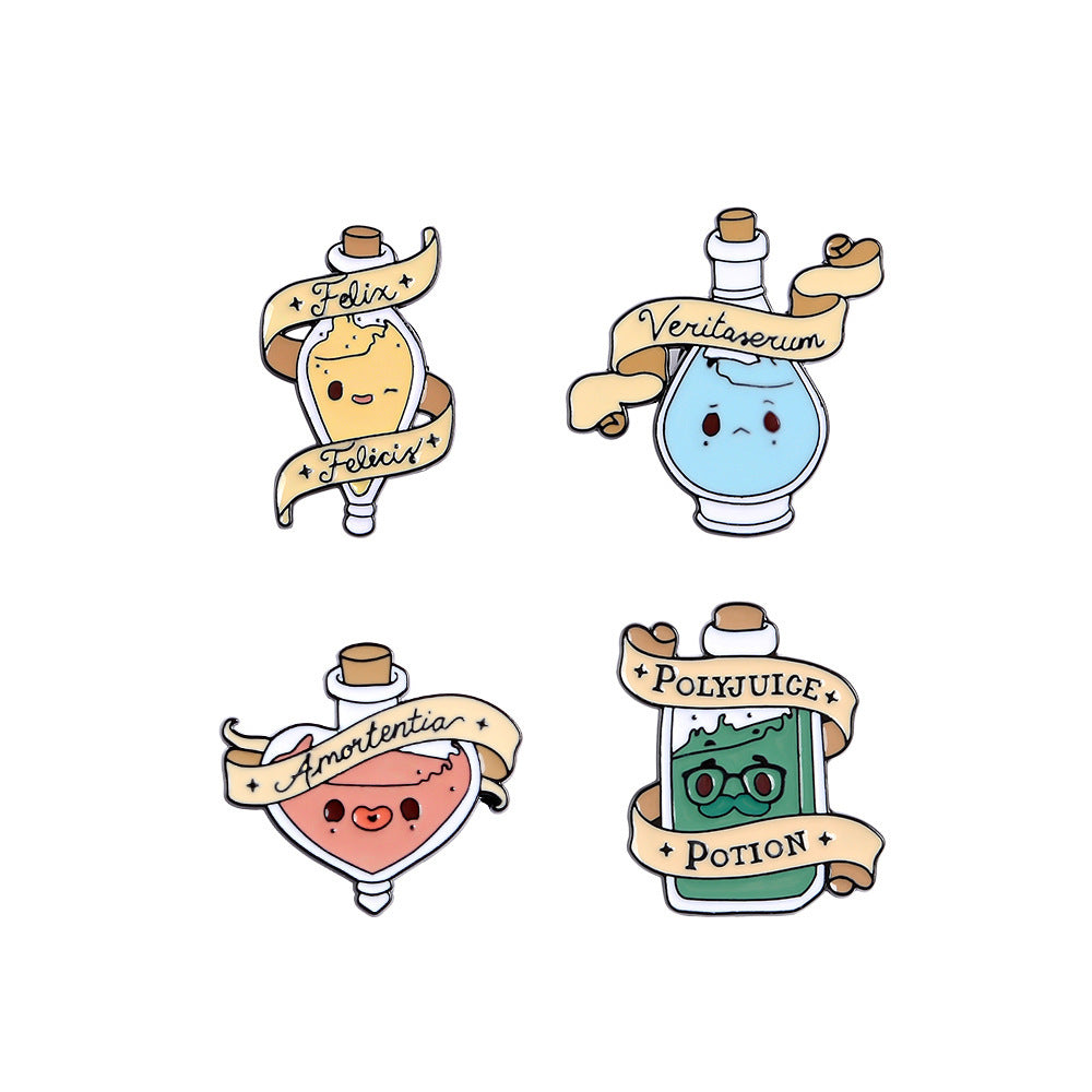 Emaille Trankliebe Brosche