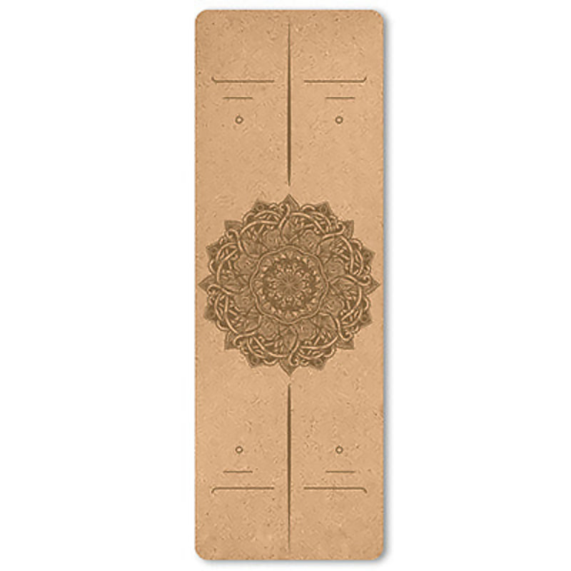 Portable Cork Yoga Non-Slip Exercise Mat