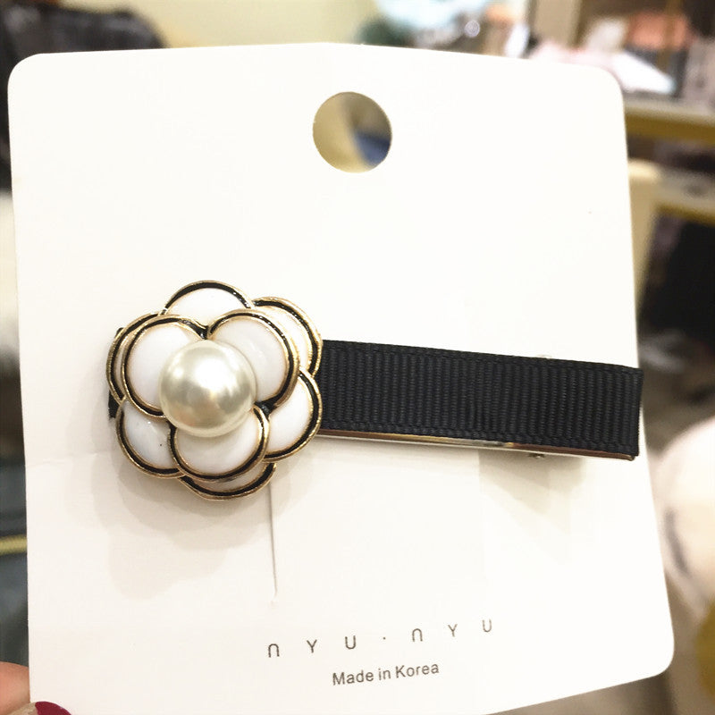 Fragrant Pearl Rhinestone Hairpin