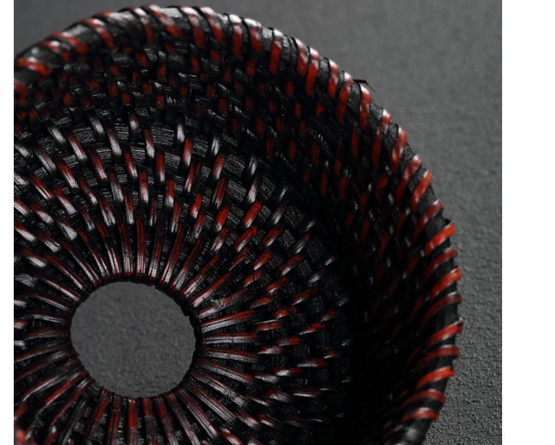 Chinesischer Handweber Rattan Coaster Kollyer Tee