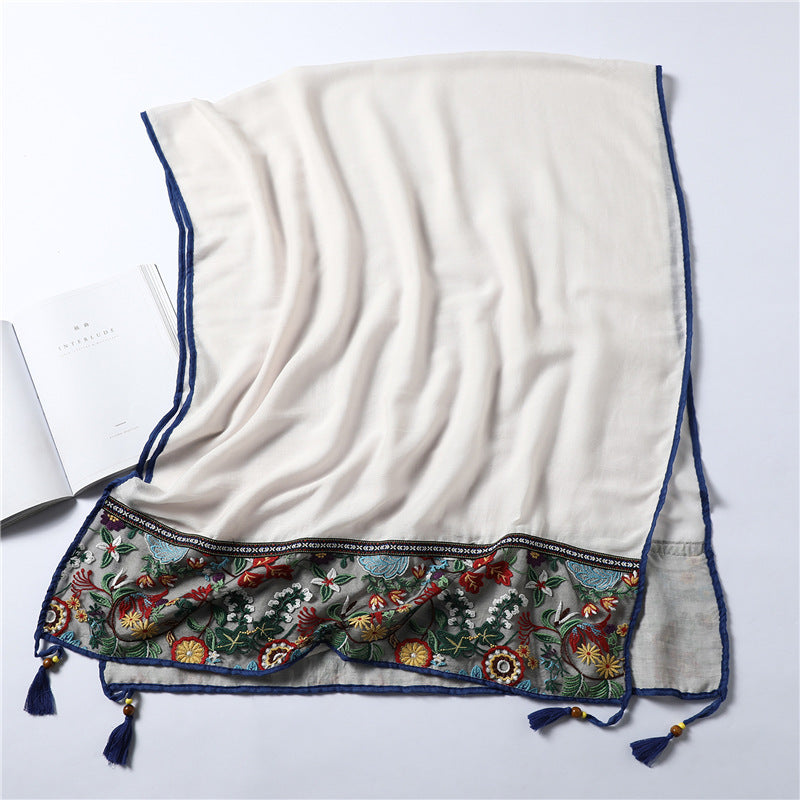 Vintage -Baumwollschalschal