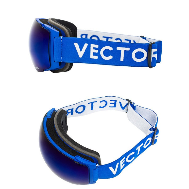 Compass Ski Glasses Double-layer Lens Anti-fog Spherical Surface Mountaineering Goggles