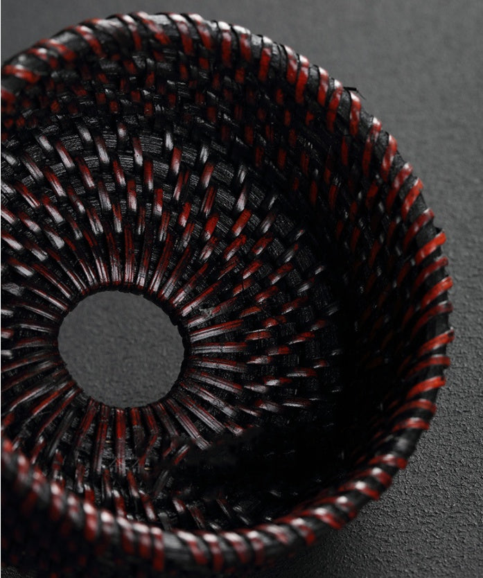 Chinesischer Handweber Rattan Coaster Kollyer Tee