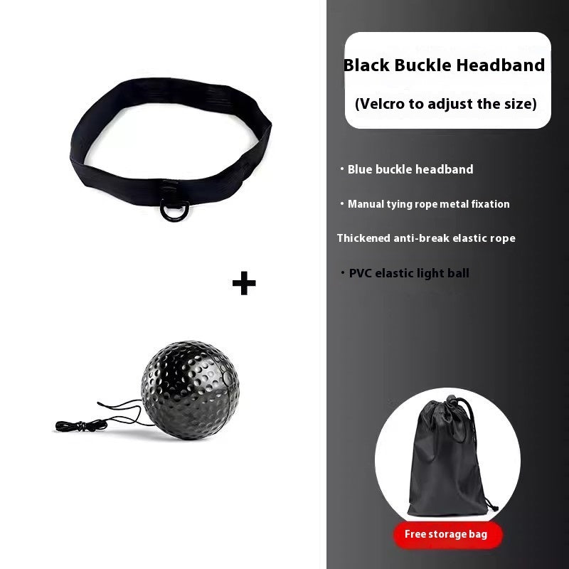 Head-mounted Boxing Reaction Training Ball