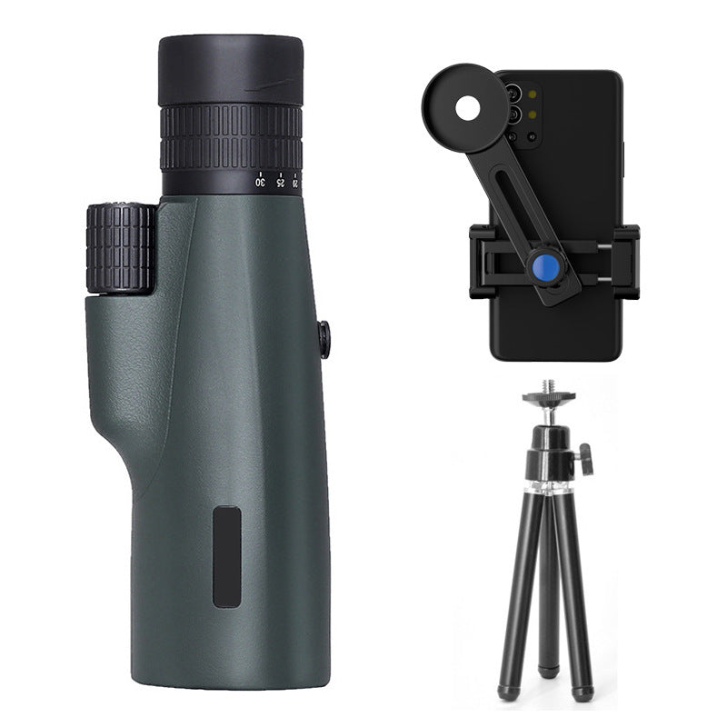 Mobile Phone Monocular Telescope 10-30x50 HD Zoom Camera Telescope