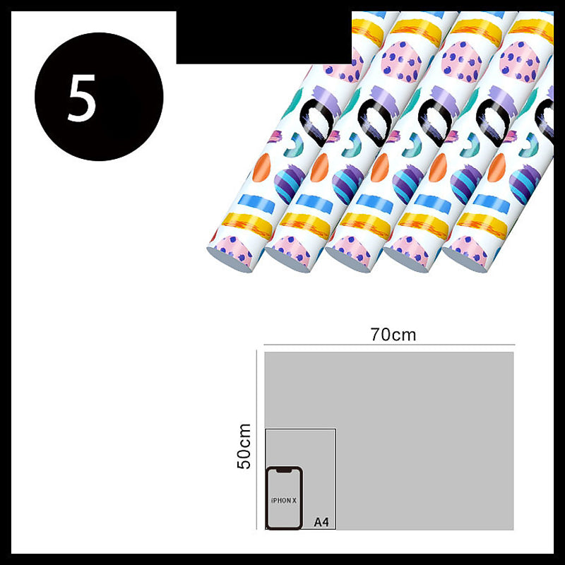 Geschenkpapier mit Cartoon-Print