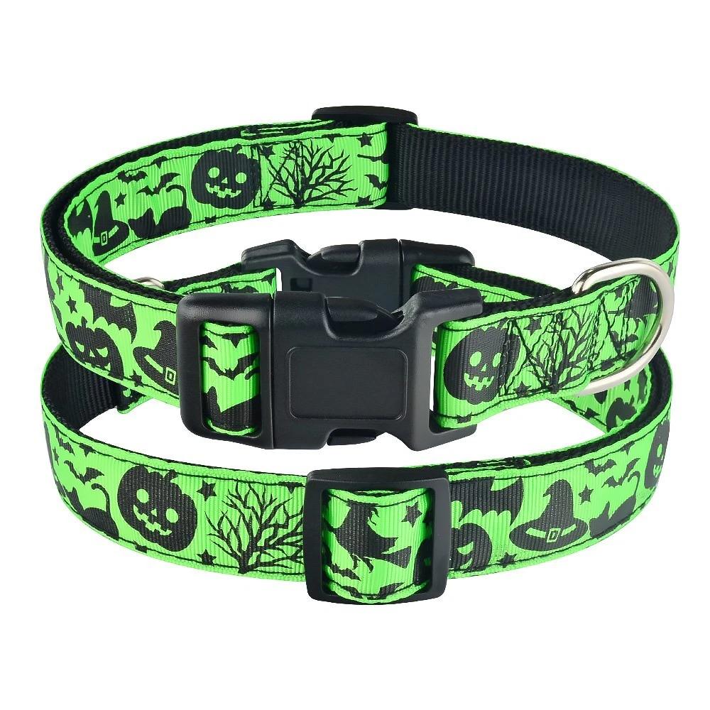 Halloween Cartoon Pattern Pet Collar for Dogs and Cats-5