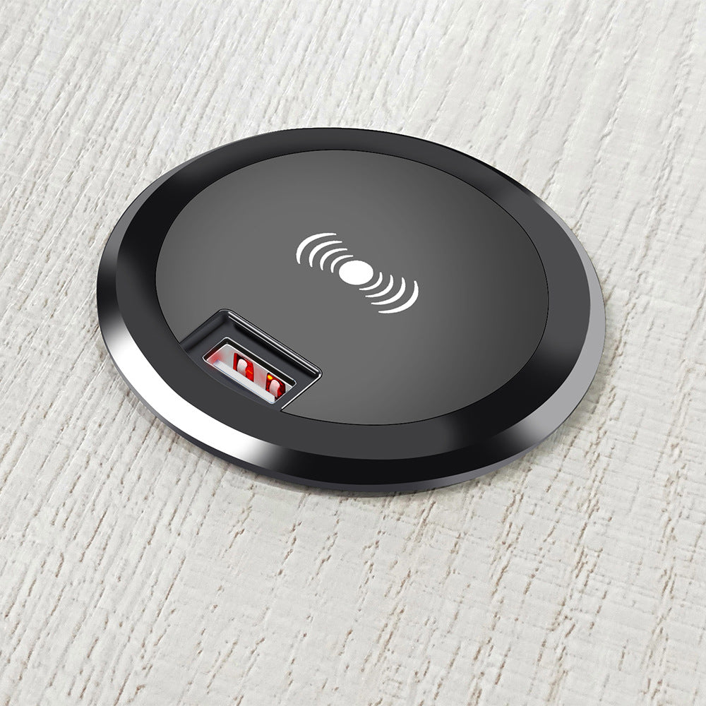 15W Embedded Wireless Charger for Smart Home Desktops-5