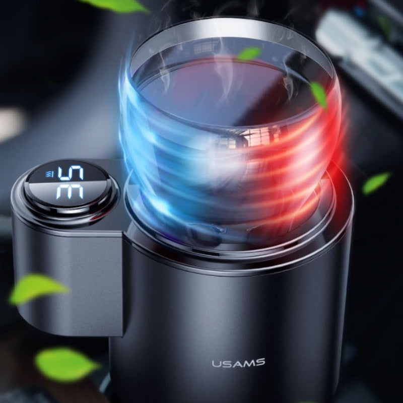 Digital Display Smart Car Heating Cooling Cup Car Accessories
