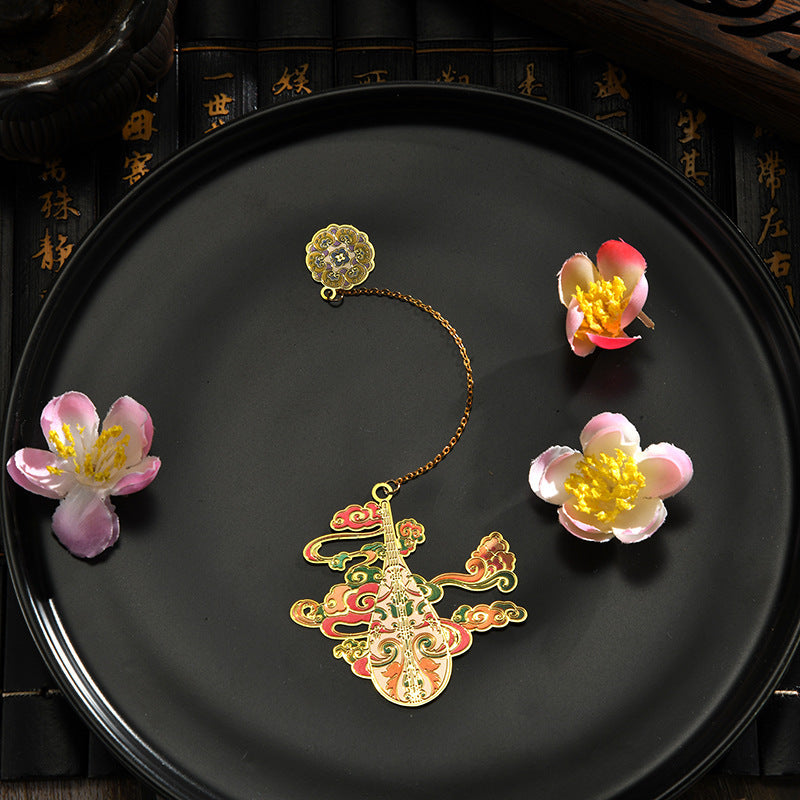 Chinesischer Stil Blume Gott klassisches Lesezeichen Lehrer -Farbgeschenk