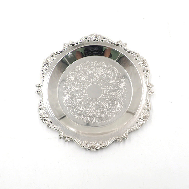 Vintage Coaster - Gold & Silber