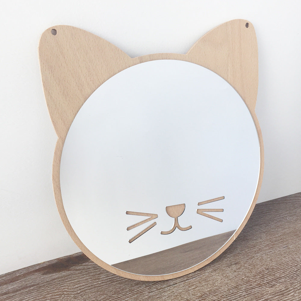 Cat Shape Hanging Makeup Mirror