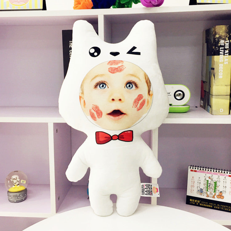 Benutzerdefinierte Bild Husky Samoyed geformt Wurfkissen