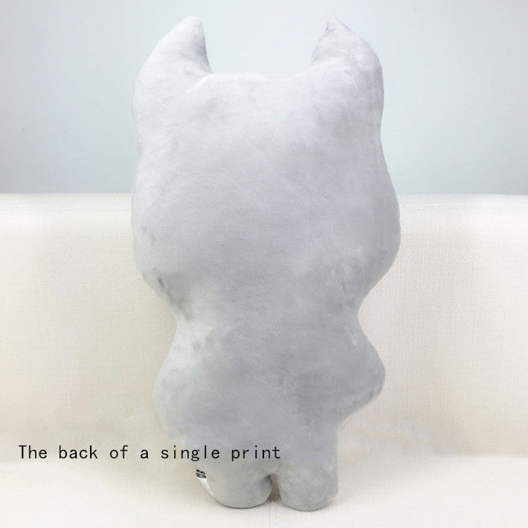 Benutzerdefinierte Bild Husky Samoyed geformt Wurfkissen