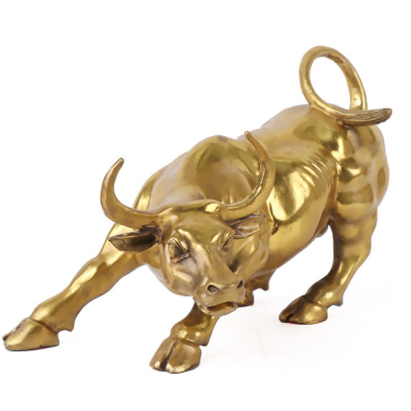 Fortune Copper Ox Ornament Office Decoration Crafts