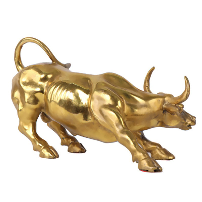Fortune Copper Ox Ornament Office Decoration Crafts