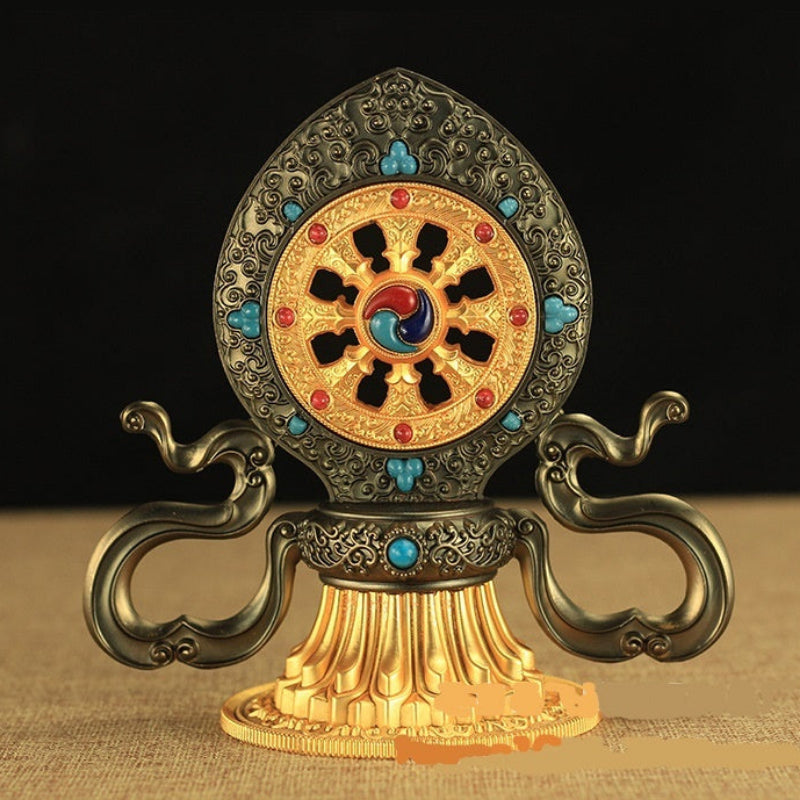 Tibetischer Buddhismus tantrisches Instrumentrad Wang Qizhen