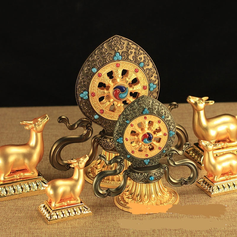 Tibetischer Buddhismus tantrisches Instrumentrad Wang Qizhen