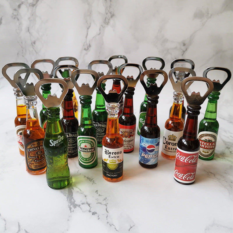 Beer Bottle Opener Fridge Magnet Fun Bar Decor-1