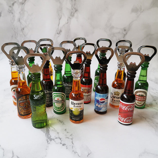 Beer Bottle Opener Fridge Magnet Fun Bar Decor-1