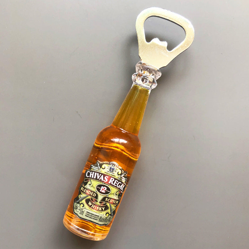 Beer Bottle Opener Fridge Magnet Fun Bar Decor-6