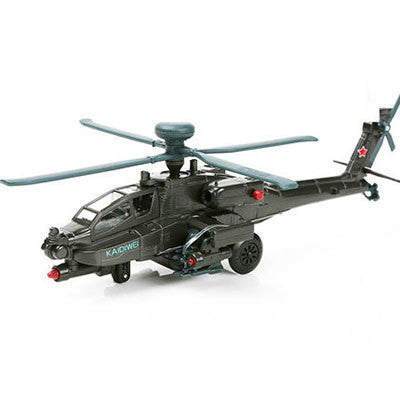 Apache Gunship Model Alloy Military AH-64D Aircraft