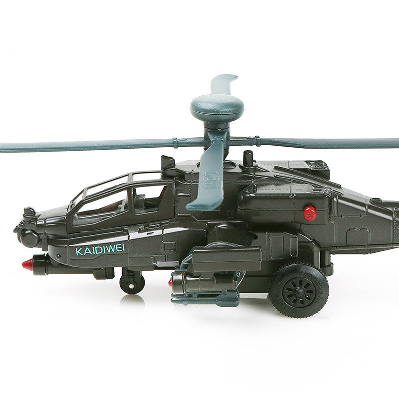 Apache Gunship Model Alloy Military AH-64D Aircraft