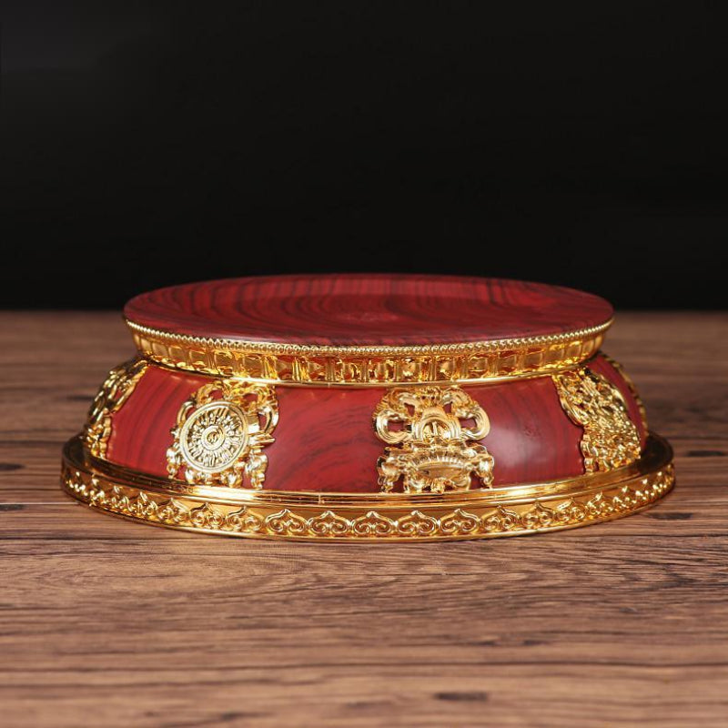 Tibetaner buddhistischer Obst Tribute mit Edelstahl -Innenauskleidung für Buddha