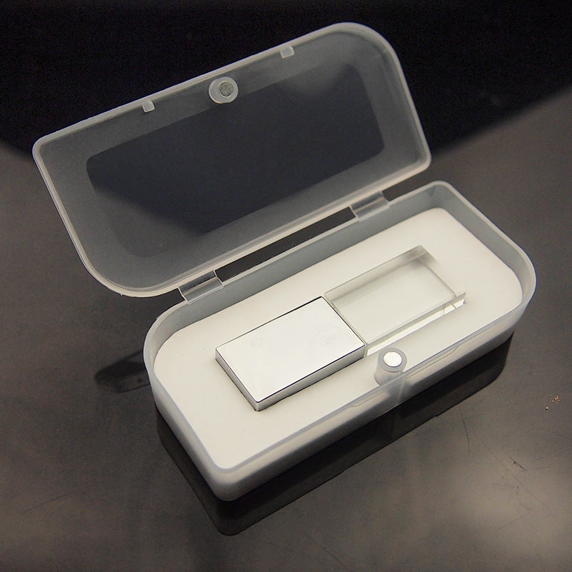 Kristalltransparentes Glas-USB-Flash-Laufwerk, personalisiertes kreatives USB-Flash-Laufwerk