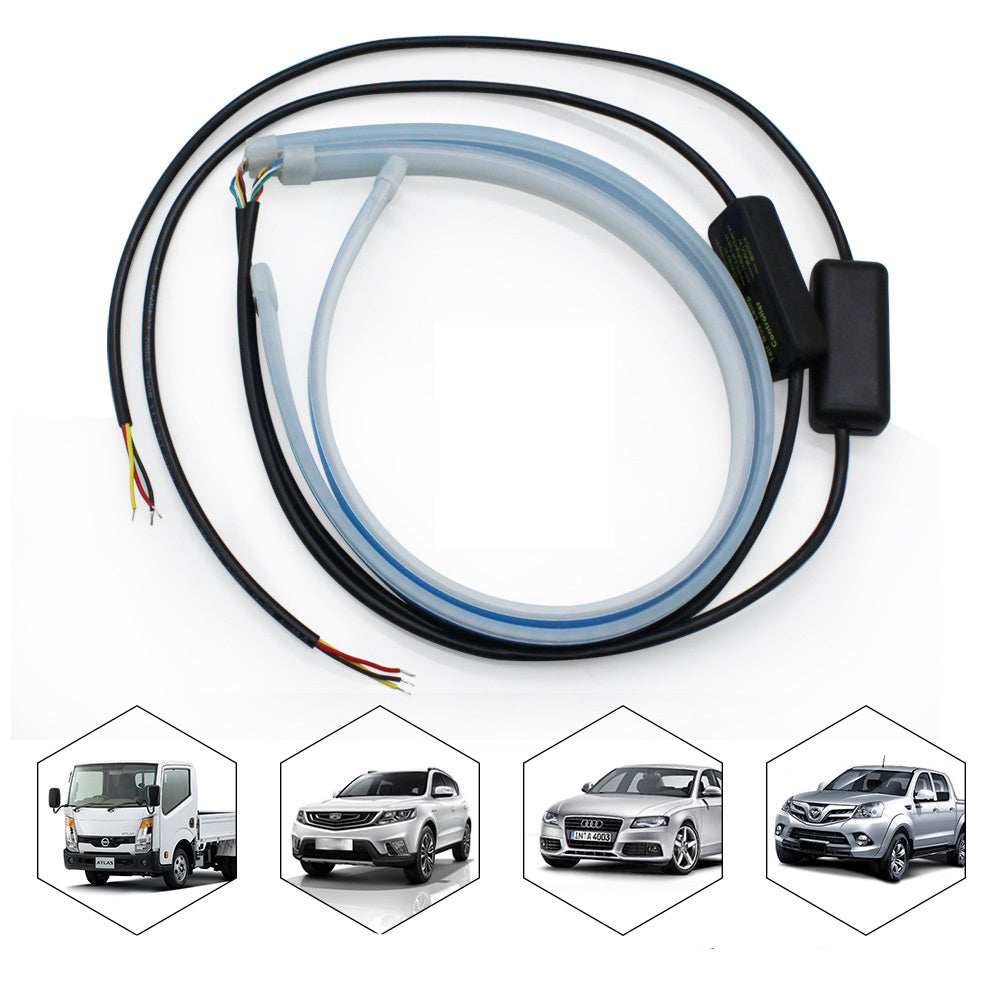 Led Car Running Lights Waterproof Auto Turn Signal Headlights Cool Car Accessories