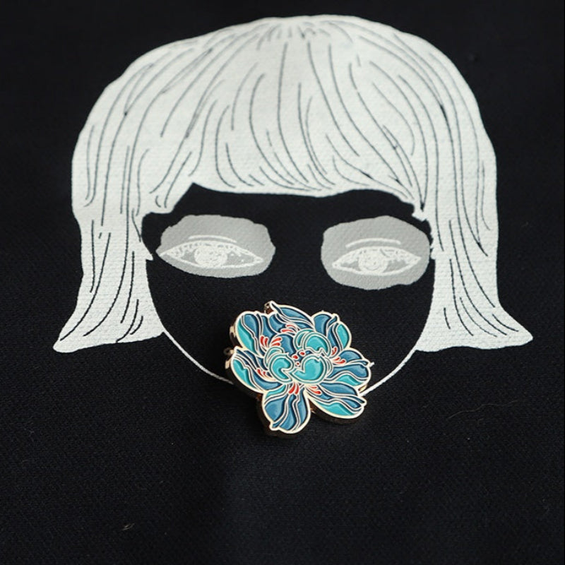 Nationale Stil Pfingstrose Blumenbrosche süß