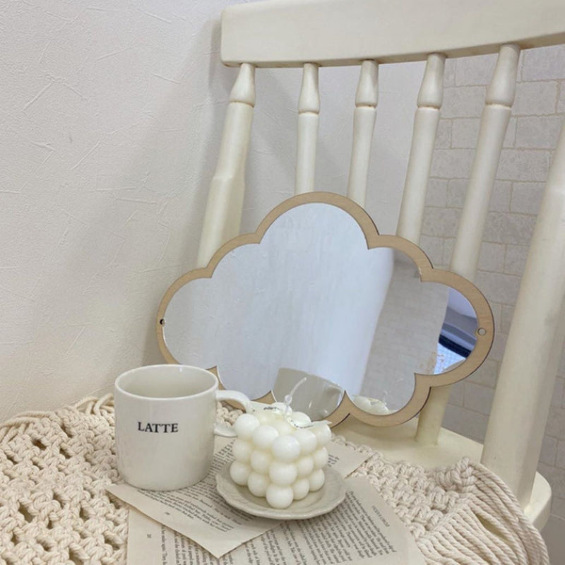 Makeup Mirror Wall Hanging Mirror Desktop Bedroom Sticker Hanging Mirror