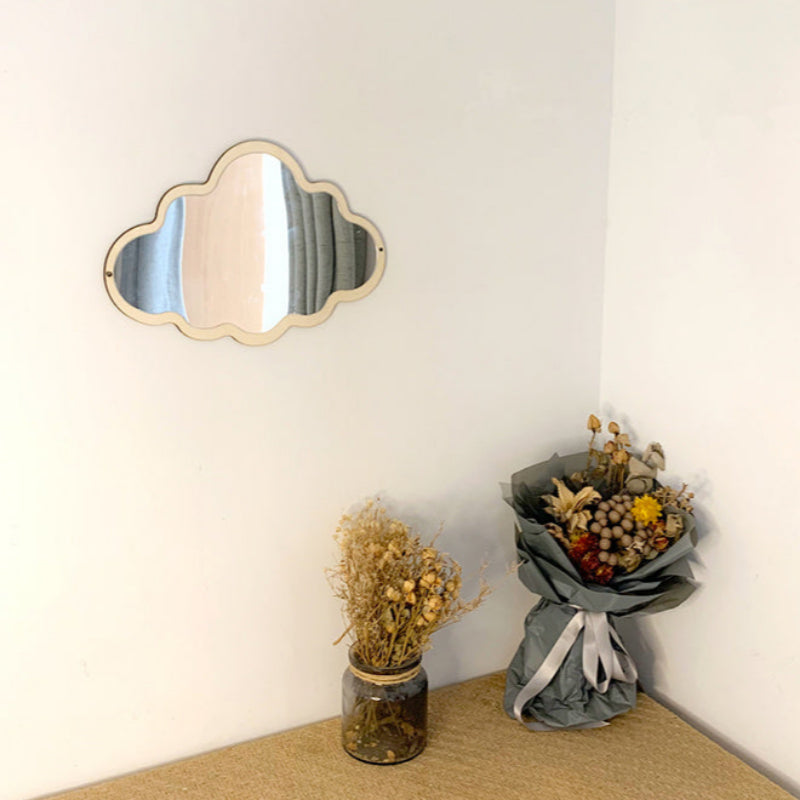 Makeup Mirror Wall Hanging Mirror Desktop Bedroom Sticker Hanging Mirror