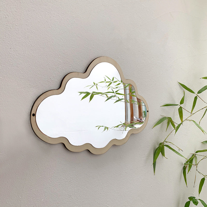 Makeup Mirror Wall Hanging Mirror Desktop Bedroom Sticker Hanging Mirror